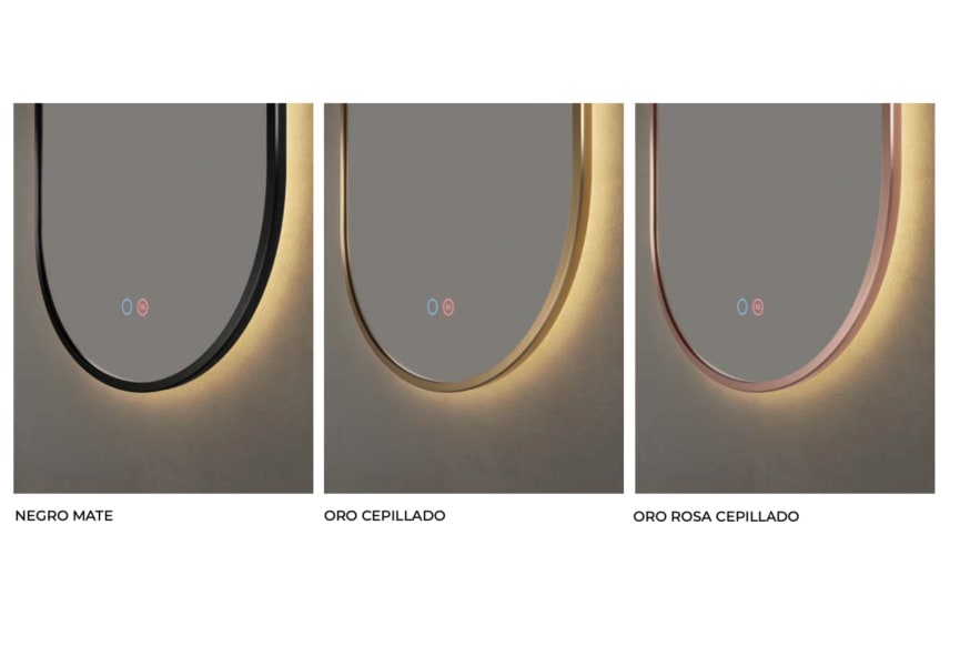 Espejo de baño con luz LED Tokyo Ledimex detalle 5