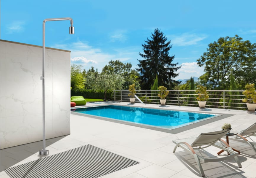 Grifo de ducha exterior Pool de Imex ambiente 13