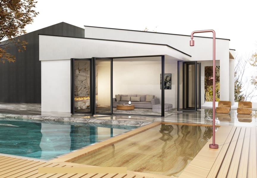 Grifo de ducha exterior Pool de Imex ambiente 16