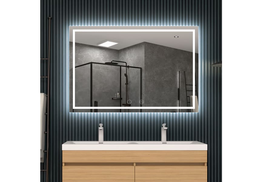 Espejo de baño con luz LED Holanda Ledimex principal 0