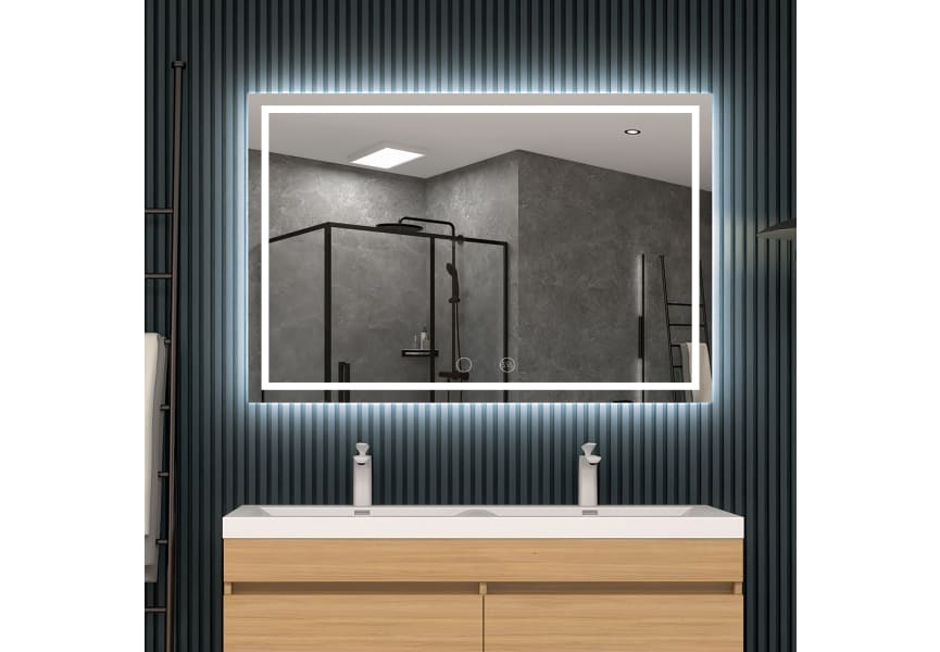 Espejo de baño con luz LED Holanda Ledimex principal 2