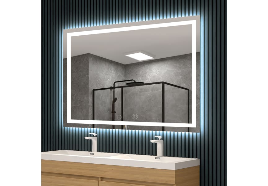 Espejo de baño con luz LED Holanda Ledimex principal 1