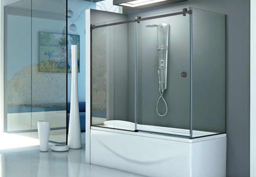 Mampara de bañera Aveiro Bruntec principal 1