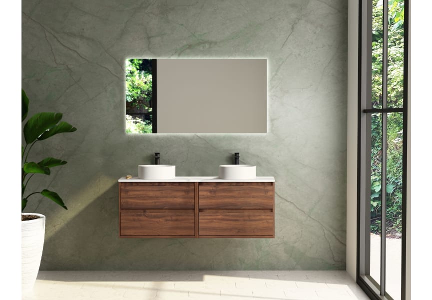 Mueble de baño con encimera de resina Boston Bruntec principal 2