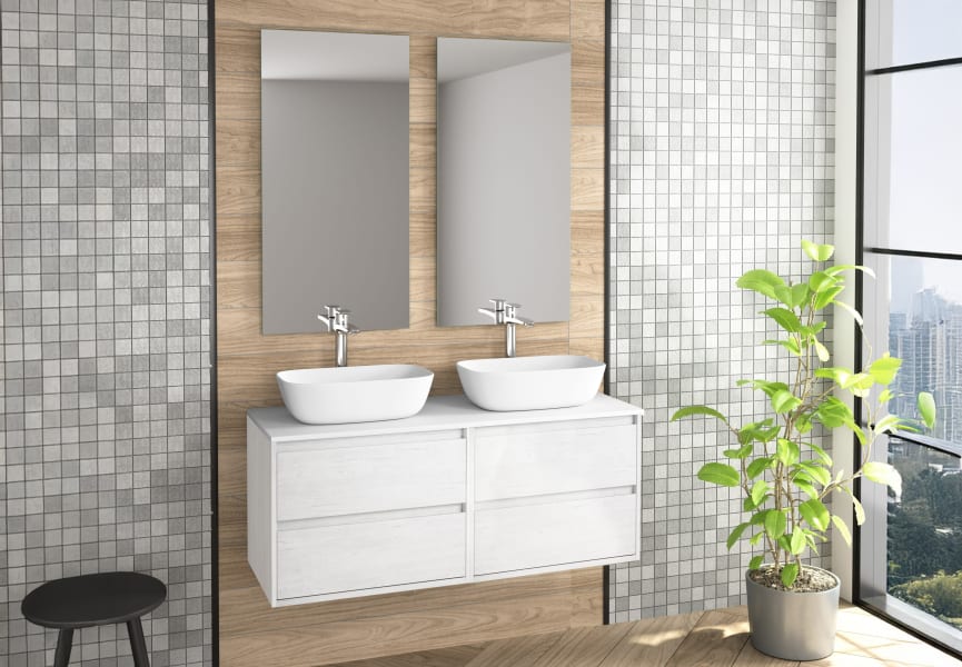 Mueble de baño con encimera de resina Boston Bruntec principal 4