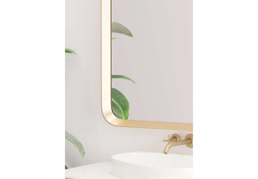 Espejo de baño con luz LED Tyrion Bruntec detalle 5
