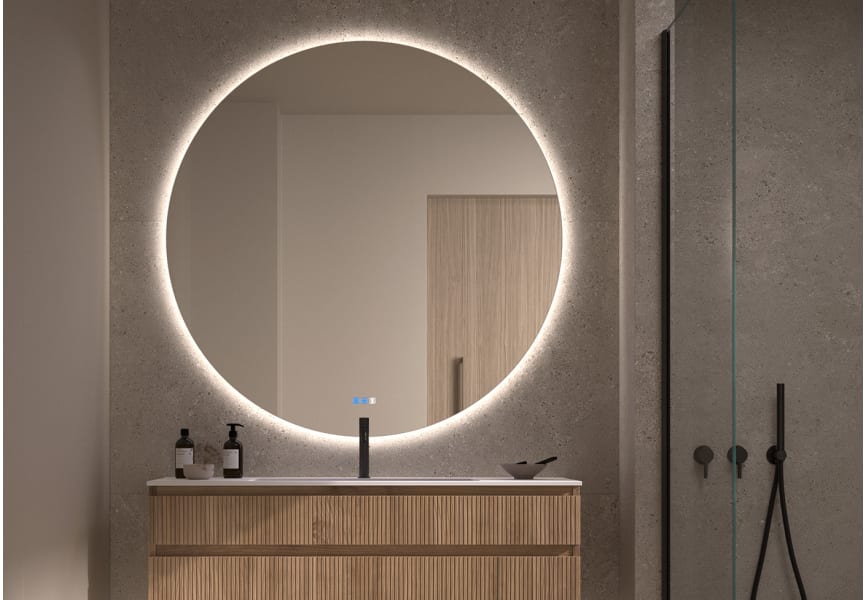 Espejo de baño con luz LED Sun ST Bruntec principal 0