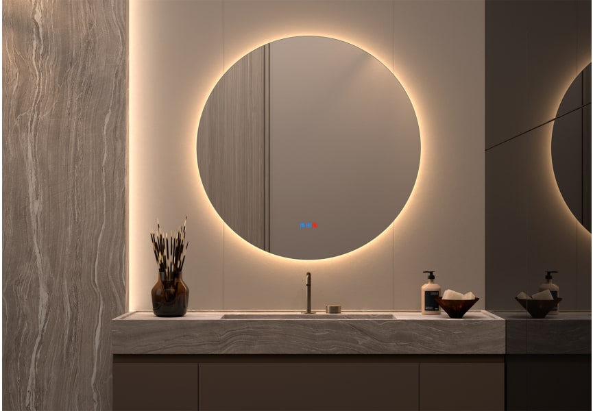 Espejo de baño con luz LED Sun ST Bruntec principal 1