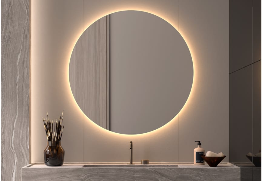 Espejo de baño con luz LED Sun ST Bruntec ambiente 10