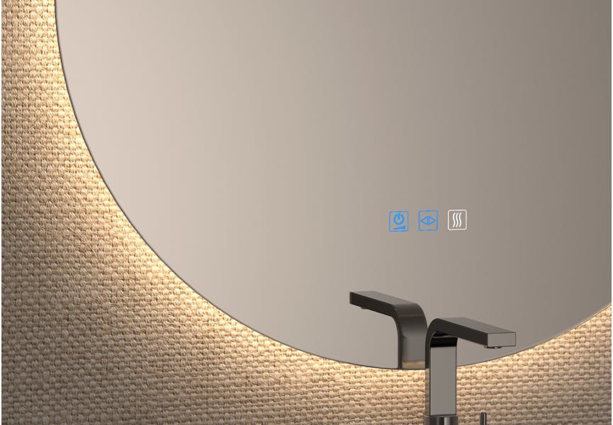 Espejo de baño con luz LED Sun ST Bruntec detalle 8