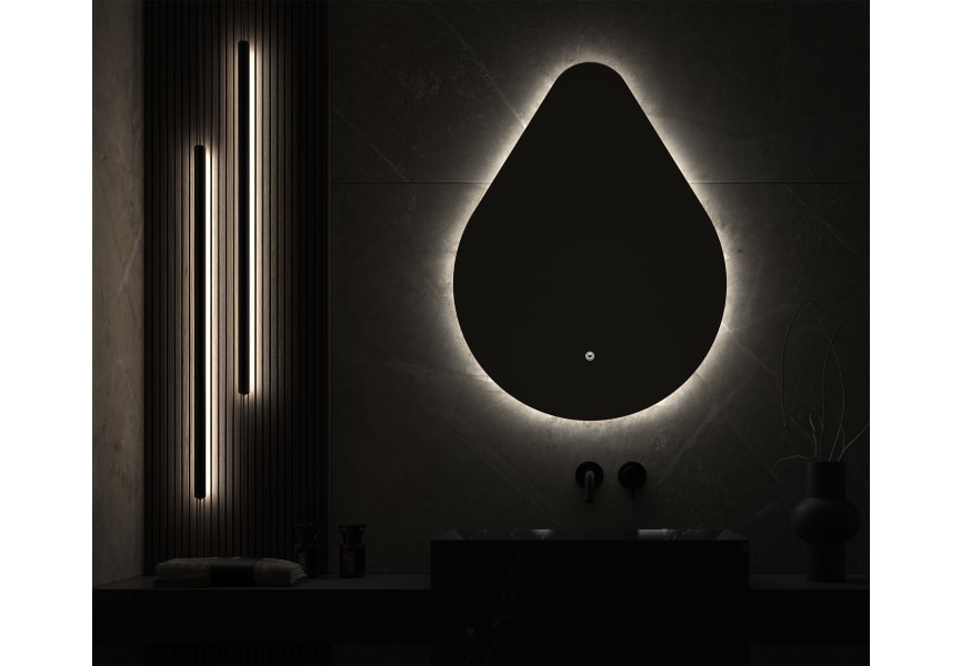 Espejo de baño con luz LED Lluvia de Eurobath principal 1