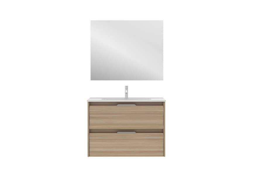 Conjunto mueble de baño Suki Amizuva 3D 25