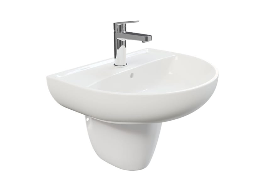 Lavabo con semipedestal Strohm Teka principal 0