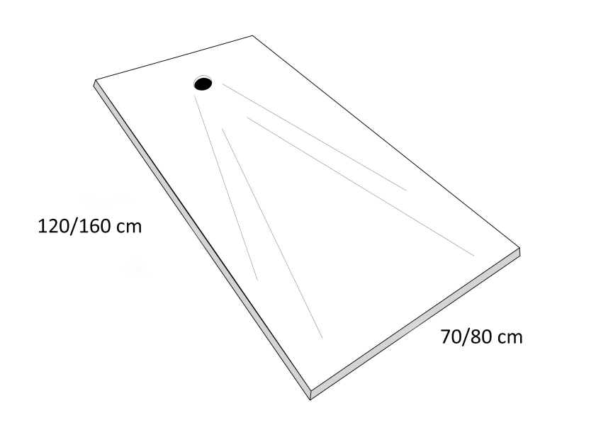 Plato de ducha Compac Bruntec croquis 5