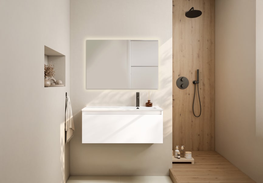 Conjunto mueble de baño Box Viso principal 2