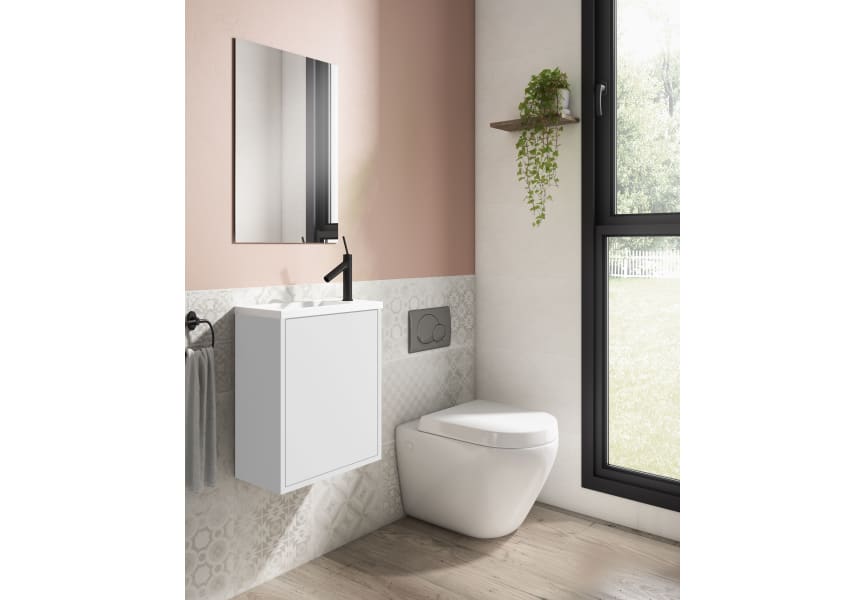 Conjunto completo mueble de baño fondo reducido 22 cm Loft Visobath principal 0