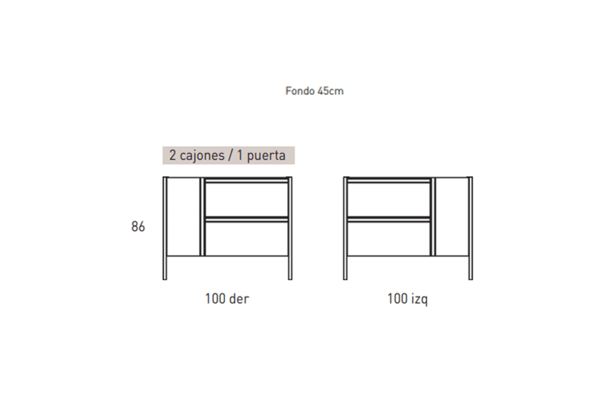 Mueble de baño Icon Visobath croquis 6