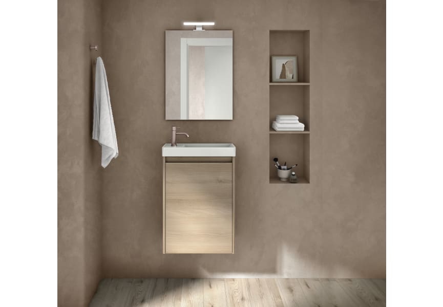 Conjunto completo mueble de baño fondo reducido 27,5 cm Enjoy Royo principal 2