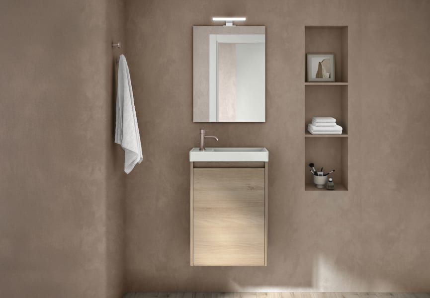 Conjunto completo mueble de baño fondo reducido 27,5 cm Enjoy Royo principal 1