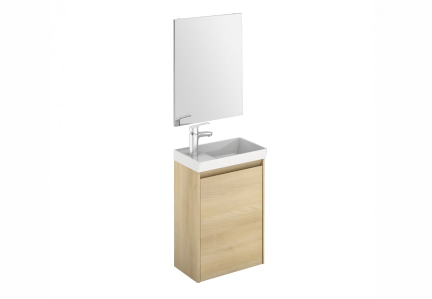 Conjunto completo mueble de baño fondo reducido 27,5 cm Enjoy Royo 3D 10