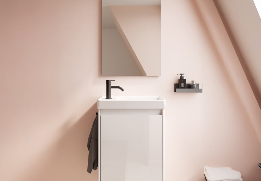 Conjunto completo mueble de baño fondo reducido 27,5 cm Enjoy Royo detalle 7