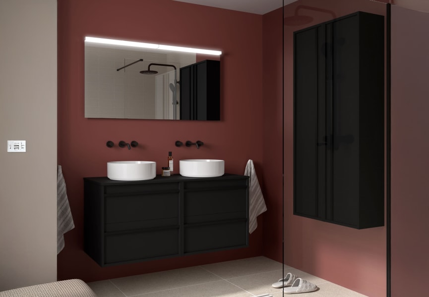 Mueble de baño con encimera de madera Attila Salgar principal 5