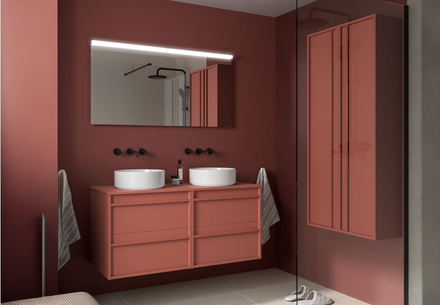 Mueble de baño con encimera de madera Attila Salgar principal 4