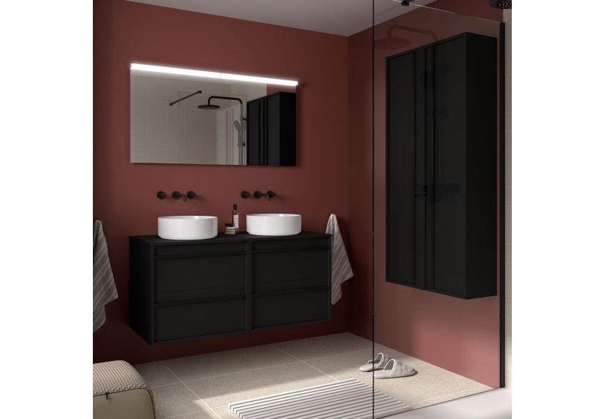 Mueble de baño con encimera de madera Attila Salgar principal 3