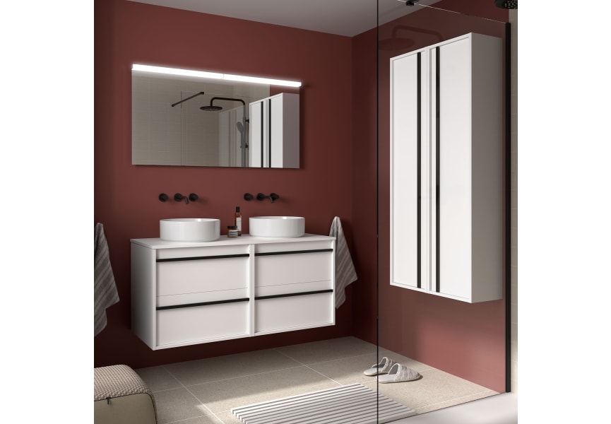 Mueble de baño con encimera de madera Attila Salgar principal 1