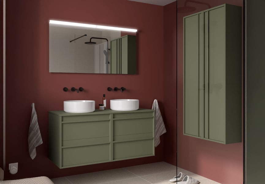 Mueble de baño con encimera de madera Attila Salgar principal 7