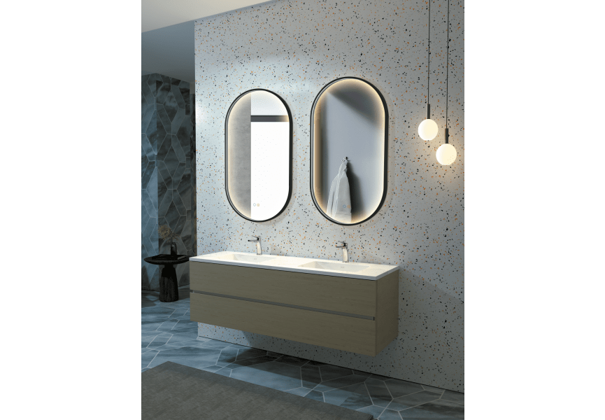 Espejo de baño con luz LED Río Ledimex ambiente 5