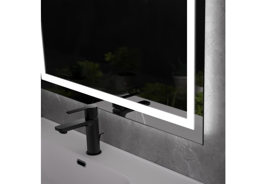Espejo de baño con luz LED Cíes Eurobath detalle 1