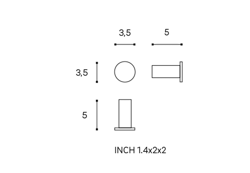 Percha de baño Architect S+ Cosmic croquis 21