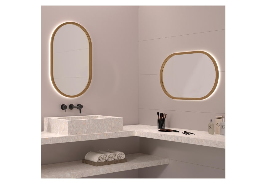 Armario de baño PORTOBELLO con luz LED Salgar 1200x600x160 mm Cuarto de Baño.com