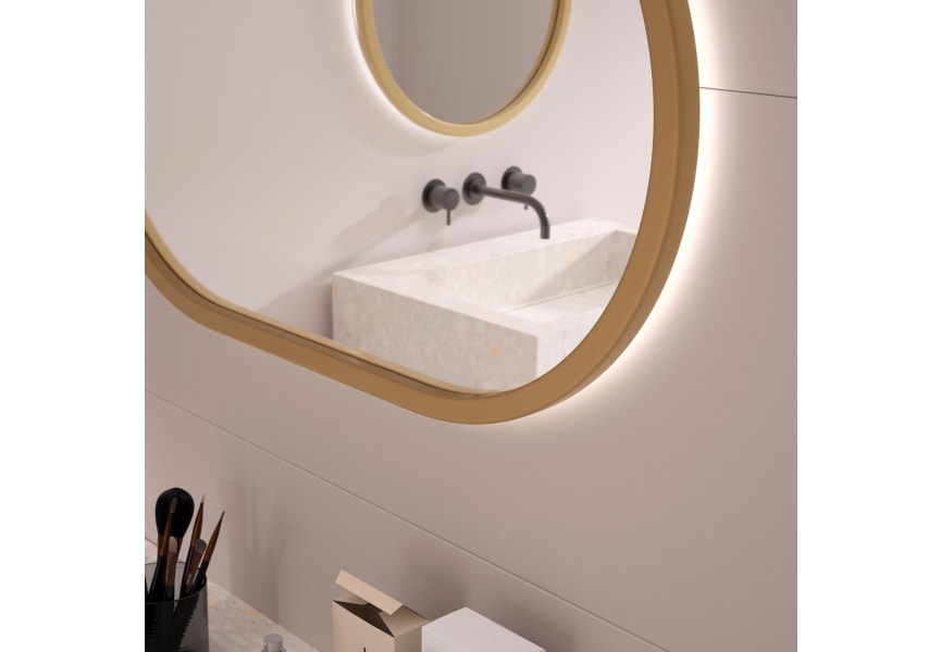Espejo de baño con luz LED Córcega de Eurobath detalle 11