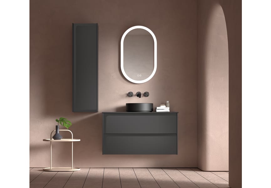 Mueble de baño con encimera de madera Índico Visobath principal 2