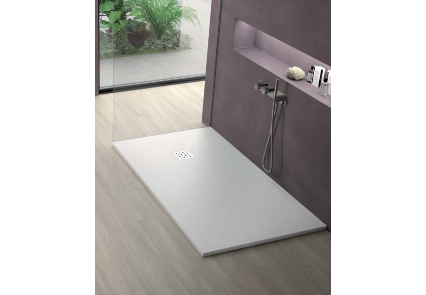 Plato de ducha de resina Basalto Doccia ambiente 10