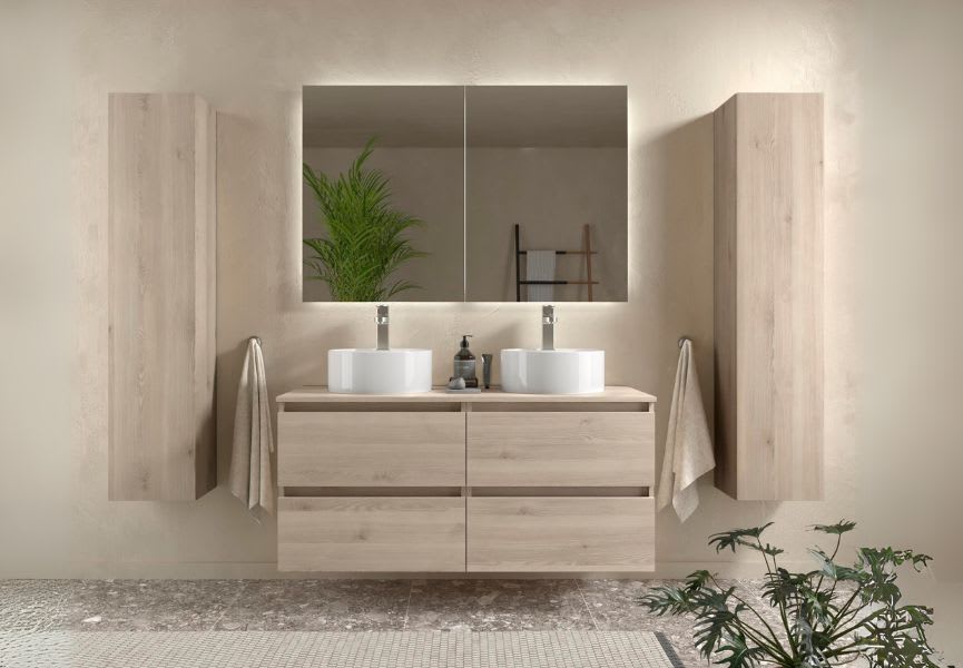 Mueble de baño para lavabo sobre encimera Bequia Salgar principal 5