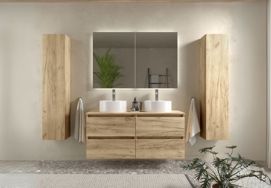 Mueble de baño para lavabo sobre encimera Bequia Salgar principal 0