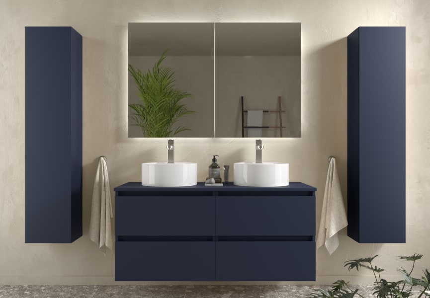 Mueble de baño para lavabo sobre encimera Bequia Salgar principal 4