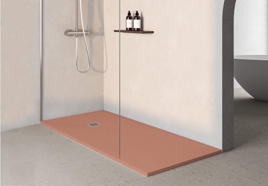 Plato de ducha de resina Zenit de Bruntec ambiente 19