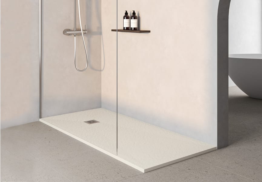 Plato de ducha de resina Zenit de Bruntec ambiente 20