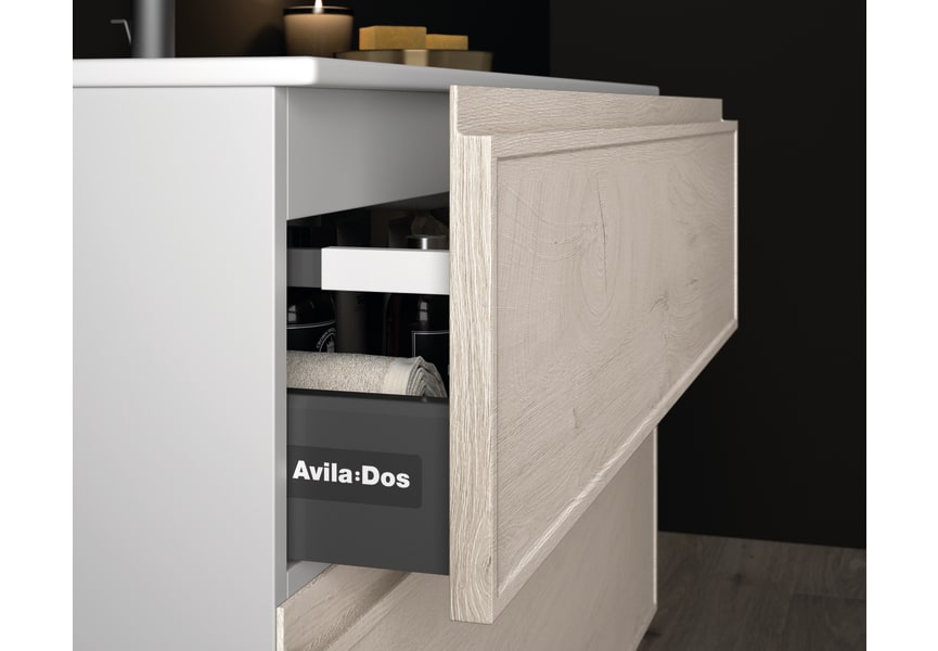 Mueble de baño con encimera de piedra Araceli Avila Dos detalle 1