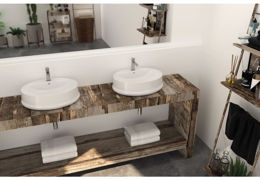 Lavabo sobre encimera Tormes Art and Bath ambiente 1
