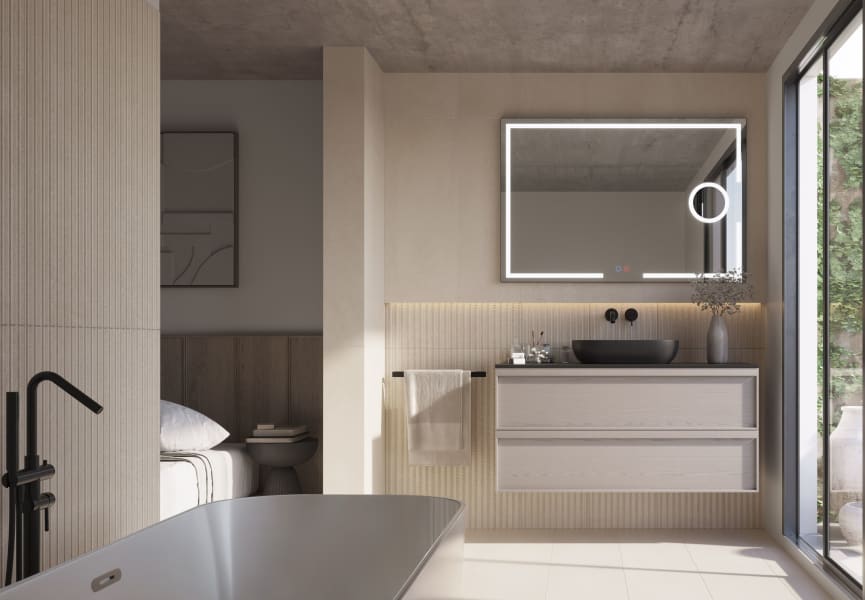 Espejo de baño con luz LED Malta Ledimex ambiente 8