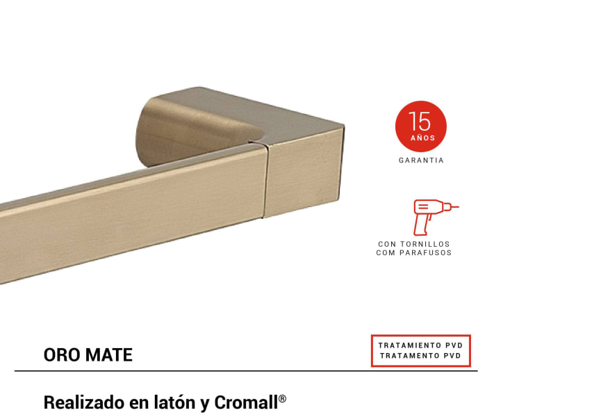 Toallero de baño Pirenei Gedy detalle 7