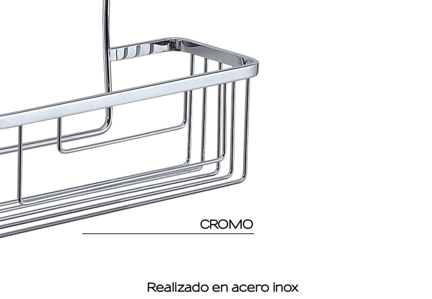 Cesta colgable para ducha Gedy detalle 2