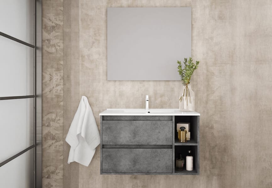 Conjunto mueble de baño Domer Bruntec principal 2