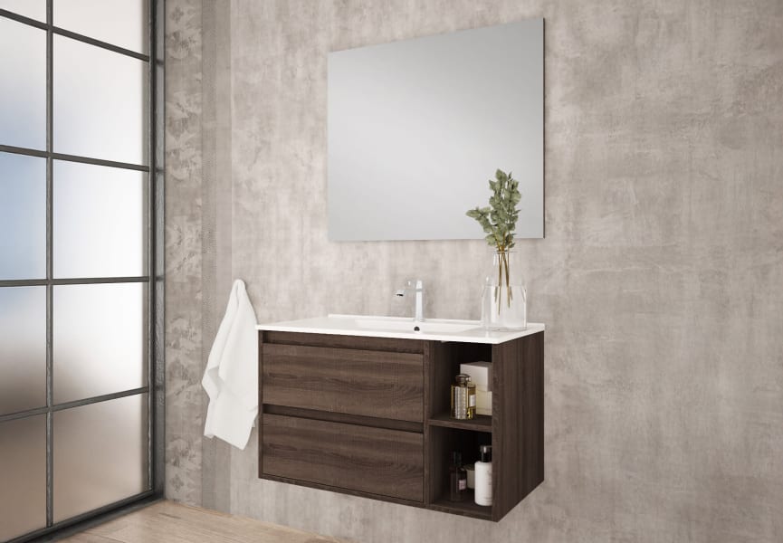 Conjunto mueble de baño Domer Bruntec principal 1