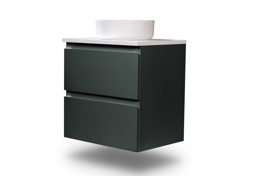Mueble de baño pequeño Nivo Bruntec 2 cajones suspendido principal 5
